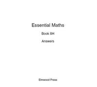 Essential Maths 8H Answers