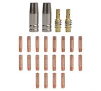Essential MIG For Welding Accessory Kit Contains 24PCS Compatible Parts for the For 15AK Torch Model