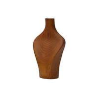 Essential Oil Bag Solid Wood Mannequin Bust Necklace Display Stand Portrait Model Neck Pendant Jewellery Storage Rack Holder(M 15.5 * 4.5 * 24.9cm)