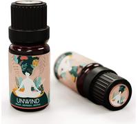Essential Oil Blend - Calming Stress Relief Oils with Bergamot, Sweet Orange, Ylang Ylang, Pink Grapefruit, Patchouli - Relaxing Herbal Formula for Diffuser Aromatherapy Massage - 10ml (Unwind)