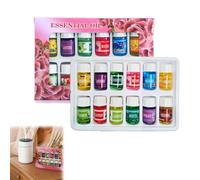 Essential Oil Blends Gift Set, Well-Being Oils for Diffusers Kit Essential Oil for Diffusers for Home Relaxation Use, Calm Mind, Sweet Dreams, Happy, Relax, Air Freshening & Immunity，1 pc