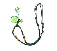 Essential Oil Bottle Necklace Essential Oil Holder Pendant Essential Oil Necklace Pendant Aroma Diffuser Necklace Perfume Pendant Necklace Essential Oil Neck Chain White Glass