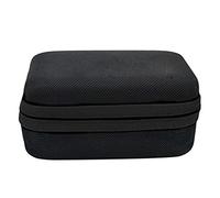 Essential Oil Box Aromatherapy Oil Storage Case with Zipper Travel 12 Slots Organizer Perfume Case for Outdoor Black..