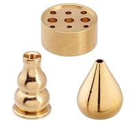 Essential oil burner, 1 Set 3 Styles Pumpkin Cone Holder Stand Ash Catcher Aromatherapy Accessories Buddhism Home Decoration