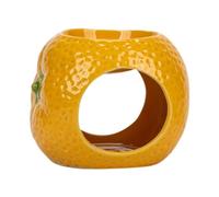 Essential Oil Burner,Candle Tealight Holder,Incense Aroma Diffuser Melt Burner for Balcony, orange