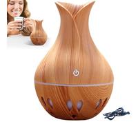 Essential Oil Diffuser, 130ml Aromatherapy Diffuser with 7 Colour Lights and Waterless Auto-Off, Mute Mist, Non Slip Electric for Bedroom, Office, Spa 1