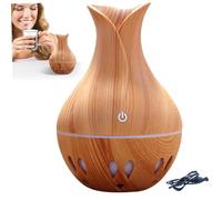 Essential Oil Diffuser, 130ml Aromatherapy Diffuser with 7 Colour Lights and Waterless Auto-Off, Mute Mist, Non Slip Electric for Bedroom, Office, Spa Style 1 Aroma Diffuse