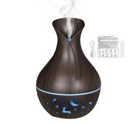 Essen'tial Oil Diffuser - 2 Packs Scented Oil Diffusers, 200ml Small Aromatherapy Diffuser, Fragrance Humidifier With Colored LED Lighting, Scented Vaporizer, Mist Diffusers, for Home Studio SPA Yoga