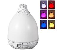 Essential Oil Diffuser, 300ml Humidifier for Home, Quiet Aromatherapy Diffuser with Auto Off Function, 7 LED Colors, Wood Grain Base