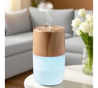 Essential Oil Diffuser 350ml Mini Jellyfish USB Humidifier Diffusers 7-Color LED Night Light 2 Mist Modes Ultra-Quiet Essential Oil Diffusers for Home Office Desk Relaxation Gift No Battey