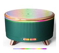 Essential Oil Diffuser and Humidifier-Air Purifier 2 in 1 Ultra Quiet 25DB Eliminates Allergy, Pollen, Mites, Odor, CADR 45m² 500ml tank with timer (GREEN)
