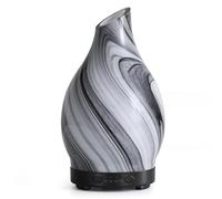 Essential Oil Diffuser Aromatherapy Diffuser 120ml Cool Mist Aroma Diffuser with 7 Colors Changing Light, Timer and Auto-Off Function (Grey Swirl)