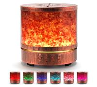 Essential Oil Diffuser Aromatherapy Diffusers for Essential Oils Large Room, Himalayan Salt Lamp Ultrasonic Aroma Diffusers for Home, 400ML