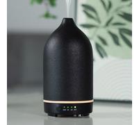 Essential Oil Diffuser Ceramic Cool Mist Ultrasonic Aromatherapy Diffuser Fragrance 150ml with Waterless Auto Shut-Off and 7-Color LED Light for Home Yoga Spa