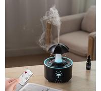 Essential Oil Diffuser for Bedroom, 350ml Automatic Rotation Rain Aroma Humidifier Diffuser, 7 Colour Electric Aromatherapy Diffuser, Room Air Diffusers for Home, Timers, Auto Off