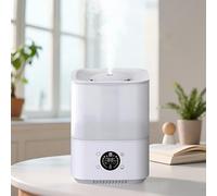 Essential Oil Diffuser for Bedroom, 4L Cool Mist Humidifier, 25dB Quiet Aroma Scented Oil Diffuser & Humidifier with 7-Color Lights, Remote Control & Auto Shut-Off Function for Home, Bedroom, Office