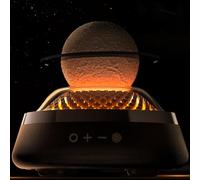 Essential Oil Diffuser, Levitating Moon Lamp with 6 Colors Display Mode, Transparent Luminous Light and Music, for Home, Office