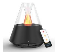 Essential Oil Diffuser, LtYioe Ultrasonic Aromatherapy Diffuser Cool Mist Humidifier with Remote Control, Mood Light and 2 Msit Modes, Quiet and Waterless Auto-Off for Home Office Bedroom(Black)