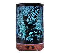 Essential Oil Diffuser, Ultrasonic Diffuser for Essential Oil, Cool Mist Humidifier Aromatherapy Diffuser with 7 Color Lighting Changing Modes, Waterless Auto Shut-Off for Home（Flower Fairy）