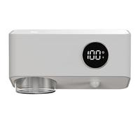Essential Oil Diffuser, Wall Mounted Scent Air Machine with Digital Display, Rechargeable for Home, Hotel, Pet Odor, Small Aromatherapy Unit, 4.7 In Gray (No Oil Included)