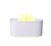 Essential Oil Diffuser with Elegant Design featuring 7 Colorful LED Night Lights, Safe Auto Shut Off Functionality for Peace of Mind (White)