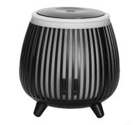 Essential Oil Diffuser with LED Mood Light and 140ML Humidifier for Home, Office, and Relaxation Spaces with Low Noise (Black)