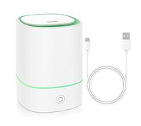 Essential Oil Diffusers for Home with USB Cord, 150ml Aroma Humidifier for Office, Water Shortage Protection, 7 Color LED Lights White Scent Mist Dorm Room Essentials Aromatherapy Ultrasonic