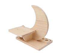 Essential Oil Display Stand Beautiful Multi Slots Aromatherapy Display Rack Wood Cosmetic Organizer