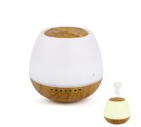 Essential Oil Electric Aroma Diffuser Multifunction Lamp with Bluetooth Speaker- 280ml Tank Capacity, 7 Vibrant LED Colors Aromatherapy Diffuser for Bedroom, Home, and Sensory Room By Playlearn