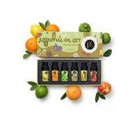 Essential Oil Gift Set 6 x 10ml | Nest & Nibble 100% Pure Organic Aromatherapy Diffuser Oils for Stress Relief, Sleep & Home Fragrance | Self Care Spa Gifting & Candle Scents - Citrus Harmony Set
