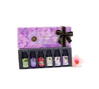 Essential Oil Gift Set 6 x 10ml | Nest & Nibble 100% Pure Organic Aromatherapy Diffuser Oils for Stress Relief, Sleep & Home Fragrance | Self Care Spa Gifting & Candle Scents - Floral Collection