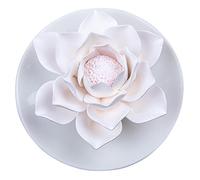 Essential Oil Passive Flower Diffuser -Lotus Flower Porcelain Aromatherapy Diffusers for Small Mini Room, Desk Decorative, Bathroom (Lotus)