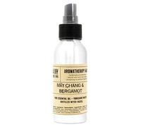 Essential Oil Room Spray & Linen Mist 100ml - Natural Aromatherapy Fragrance with Witch Hazel & Pure Essential Oils - Made in the UK - 8 Scents (May Chang & Bergamot)