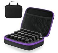 Essential Oil Storage Box, 30 Bottles Essential Oil Storage Portable Protects Oils Organizer Shockproof Oil Carrying Case with Carrying Handle