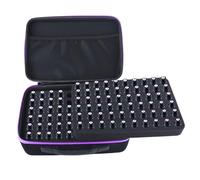Essential Oil Travel Case for 120 Bottles 5-10ML Roller Storage Organizer Bag EVA Carrying Case Home and Travel Use