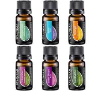 Essential Oils Set - Top 6 (4 Oils & 2 Blends) Essential Oils for Diffusers for Home, Aromatherapy Humidifiers and Soul - Anxiety Relief, Sleep, Peppermint Oil, Orange, Lavender, Eucalyptus