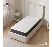 Essential Open Coil Sprung Mattress Memory Foam and Spring Support Starlight Beds Black Double