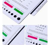Essential Optical Testing Equipment Reliable PVC Materials in Comprehensive Set of Eye Charts & Rulers (FA05-2pcs)