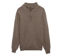 Essential Patch Zip Through Knitwear - male - Barbour - Round-neck Knitwear - Brown - L - Knitwear L