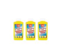 Essential Power Drain Cleaner with Caustic Soda, Fast-Acting Liquid Formula, Multipurpose, 500g, Pack of 3