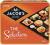 ESSENTIAL PRODUCTS Jacob's Biscuits for Cheese Tub Crackers, 900g 8 Different Selection of Delicious Crackers Family Pack Share