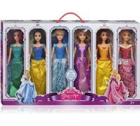 ESSENTIAL PRODUCTS The Pretty Princess Doll Collection Set of 6 Princess Dolls Diversity Pretty Dolls
