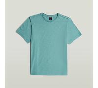 Essential Raw Neck T-Shirt - Medium blue - Men XL