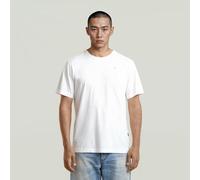 Essential Raw Neck T-Shirt - White - Men S