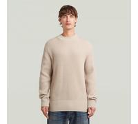 Essential Ribbed Knit - Beige - Men M