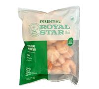 ESSENTIAL ROYAL STAR Cooked Peeled Tail On IQF 31/40 Medium Prawns 400g (240g net)