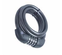 Yale YCC0/10/180/2 Candado Cable de combinación esencial Bike Lock, Black/White, Sicherheits-Kombikabel