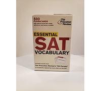 Essential SAT Vocabulary (Flashcards): 500 Flashcards with Need-To-Know SAT Words, Definitions, and Terms in Context (College Test Preparation)