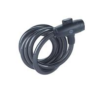 Yale YCK0/12/200/2 Essential Security Keyed Cable Lock 12mm Bicycle, Black, Sicherheitskabel mit Schlüssel-12mm