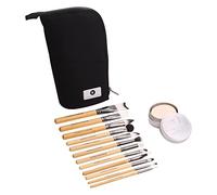 Essential SFX Makeup Brush Kit - 12 Piece Special Effects Set with Vanilla Fragrance Brush Soap Cleanser & Standing Makeup Brush Bag - Film, Theater, Halloween - Collection #2